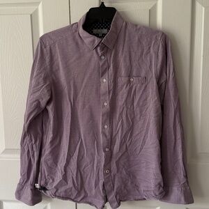Ted Baker Chambray-style Cameron-cuff Button Down Size 5